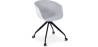 Buy White Padded Office Chair with Armrests and Wheels Light grey 59887 - prices