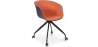 Buy Black Padded Office Chair with Armrests and Wheels Orange 59888 in the Europe