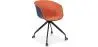 Buy Black Padded Office Chair with Armrests and Wheels Orange 59888 in the Europe