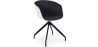 Buy Design White Padded Office Chair with Armrests  Dark grey 59889 - in the EU