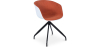 Buy Design White Padded Office Chair with Armrests  Orange 59889 in the Europe