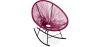 Buy Acapulco Rocking Chair - Black legs - New edition Purple 59901 at MyFaktory
