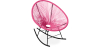 Buy Acapulco Rocking Chair - Black legs - New edition Pink 59901 - prices