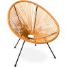 Buy Acapulco Chair - Black Legs - New edition Orange 59899 at MyFaktory