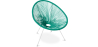 Buy Acapulco Chair - White Legs - New edition Pastel green 59900 home delivery
