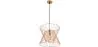 Buy Retro Ceiling Lamp - Design Pendant Lamp - Lena Gold 59908 - in the EU