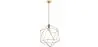 Buy Retro Design Wire Hanging Lamp Gold 59911 - in the EU