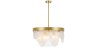 Buy Design Glass Hanging Lamp - Loren Gold 59928 - in the EU