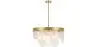 Buy Design Glass Hanging Lamp - Loren Gold 59928 - in the EU