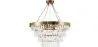 Buy Chandelier Hanging Lamp Vintage Style Crystal and Metal - Ania Gold 59929 - in the EU