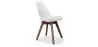 Buy Brielle Scandinavian design Premium Chair with cushion - Dark Legs White 59953 - in the EU