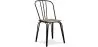 Buy Industrial Style Metal and Light Wood Chair - Gillet Black 59989 - in the EU