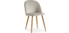 Buy Dining Chair - Velvet Upholstered - Scandinavian Style - Bennett Light grey 59990 - prices