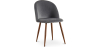 Buy Dining Chair - Upholstered in Velvet - Scandinavian Design - Bennett Dark grey 59991 - prices