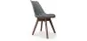 Buy Brielle Scandinavian design Premium Chair with cushion - Dark Legs Dark grey 59953 in the Europe