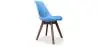 Buy Brielle Scandinavian design Premium Chair with cushion - Dark Legs Light blue 59953 at MyFaktory