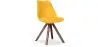 Buy Premium Scandinavian design Brielle chair with Cushion - Dark Legs Yellow 59954 - in the EU