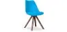 Buy Premium Scandinavian design Brielle chair with Cushion - Dark Legs Turquoise 59954 - prices