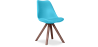 Buy Premium Scandinavian design Brielle chair with Cushion - Dark Legs Light blue 59954 in the Europe