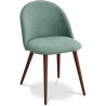Buy Dining Chair - Upholstered in Fabric - Scandinavian Style -Bennett Pastel blue 58982 - in the EU