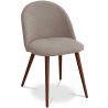 Buy Dining Chair - Upholstered in Fabric - Scandinavian Style -Bennett Taupe 58982 at MyFaktory