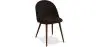 Buy Dining Chair - Upholstered in Fabric - Scandinavian Style -Bennett Dark Brown 58982 in the Europe