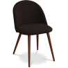 Buy Dining Chair - Upholstered in Fabric - Scandinavian Style -Bennett Dark Brown 58982 in the Europe