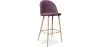 Buy Fabric Upholstered Stool - Scandinavian Design - 76cm - Bennett Purple 59356 - in the EU