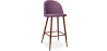 Buy Fabric Upholstered Stool - Scandinavian Design - 73cm - Bennett Purple 59357 - in the EU