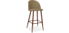 Buy Fabric Upholstered Stool - Scandinavian Design - 73cm - Bennett Taupe 59357 with a guarantee
