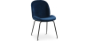 Buy Dining Chair Accent Velvet Upholstered Retro Design - Cyrus Dark blue 59996 home delivery