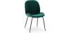 Buy Dining Chair Accent Velvet Upholstered Retro Design - Cyrus Dark green 59996 - prices