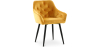 Buy Dining Chair with Armrests - Upholstered in Velvet - Carrol Yellow 59998 - in the EU