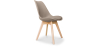 Buy Brielle Scandinavian design Chair with cushion  Taupe 58293 - in the EU