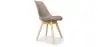 Buy Dining Chair Nordic – Scandinavian Style – Brielle Taupe 58293 - in the EU