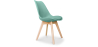 Buy Brielle Scandinavian design Chair with cushion  Pastel green 58293 at MyFaktory