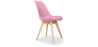 Buy Brielle Scandinavian design Chair with cushion  Pastel pink 58293 in the Europe
