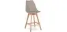 Buy Premium Brielle Scandinavian design bar stool with cushion - Wood Taupe 59278 at MyFaktory