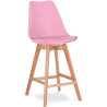 Buy Premium Brielle Scandinavian design bar stool with cushion - Wood Pastel pink 59278 - in the EU