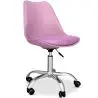 Buy Tulip swivel office chair with wheels Pastel Purple 58487 in the Europe