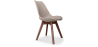 Buy Brielle Scandinavian design Premium Chair with cushion - Dark Legs Taupe 59953 with a guarantee