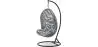 Buy Hanging Garden Chair Rattan Synthetic Design Boho Bali Egg Style - Etania Grey 60017 - in the EU