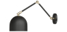 Buy Adjustable wall lamp, scandinavian style  - Lena Black 60024 - in the EU