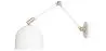 Buy Adjustable wall lamp, scandinavian style  - Lena White 60024 - prices