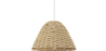 Buy Hanging Lamp Boho Bali Design Natural Rattan - Ter Natural wood 60032 - in the EU