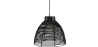 Buy Hanging Lamp Boho Bali Design Natural Rattan - Tui Black 60037 - in the EU