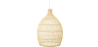 Buy Hanging Lamp Boho Bali Design Natural Rattan - Duc Natural wood 60039 - in the EU