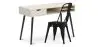 Buy Desk Table Wooden Design Scandinavian Style Viggo + Bistrot Metalix Chair New edition Black 60065 - in the EU