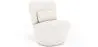 Buy White boucle ​armchair - upholstered - Caroline White 60071 - in the EU