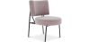 Buy Velvet upholstered dining chair - Hebay Light Pink 60085 - in the EU